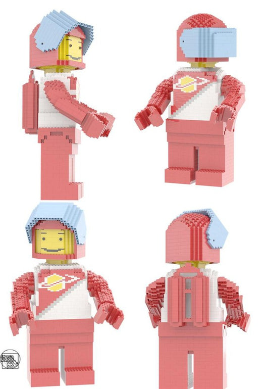 Maxi Figure Red And White Space Man