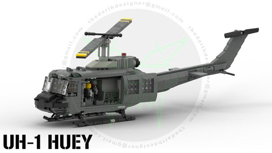 Bell Uh-1 Iroquois - Huey | 1:34 Scale