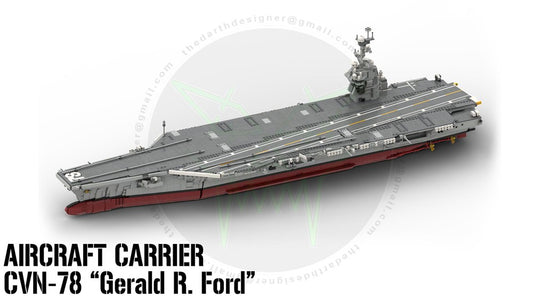 Cvn-78 Gerald R. Ford | Aircraft Carrier - 1:300 Scale