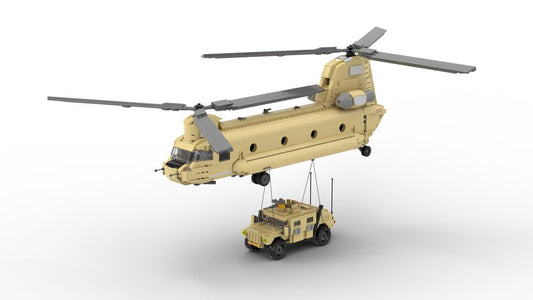 Boeing CH-47 F Chinook | 1:33 Minifig Scale