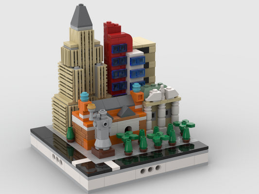 New York New York Hotel For Mini Modular City Las Vegas