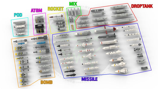 Aircraft WEAPON PACK | 1:35 Scale